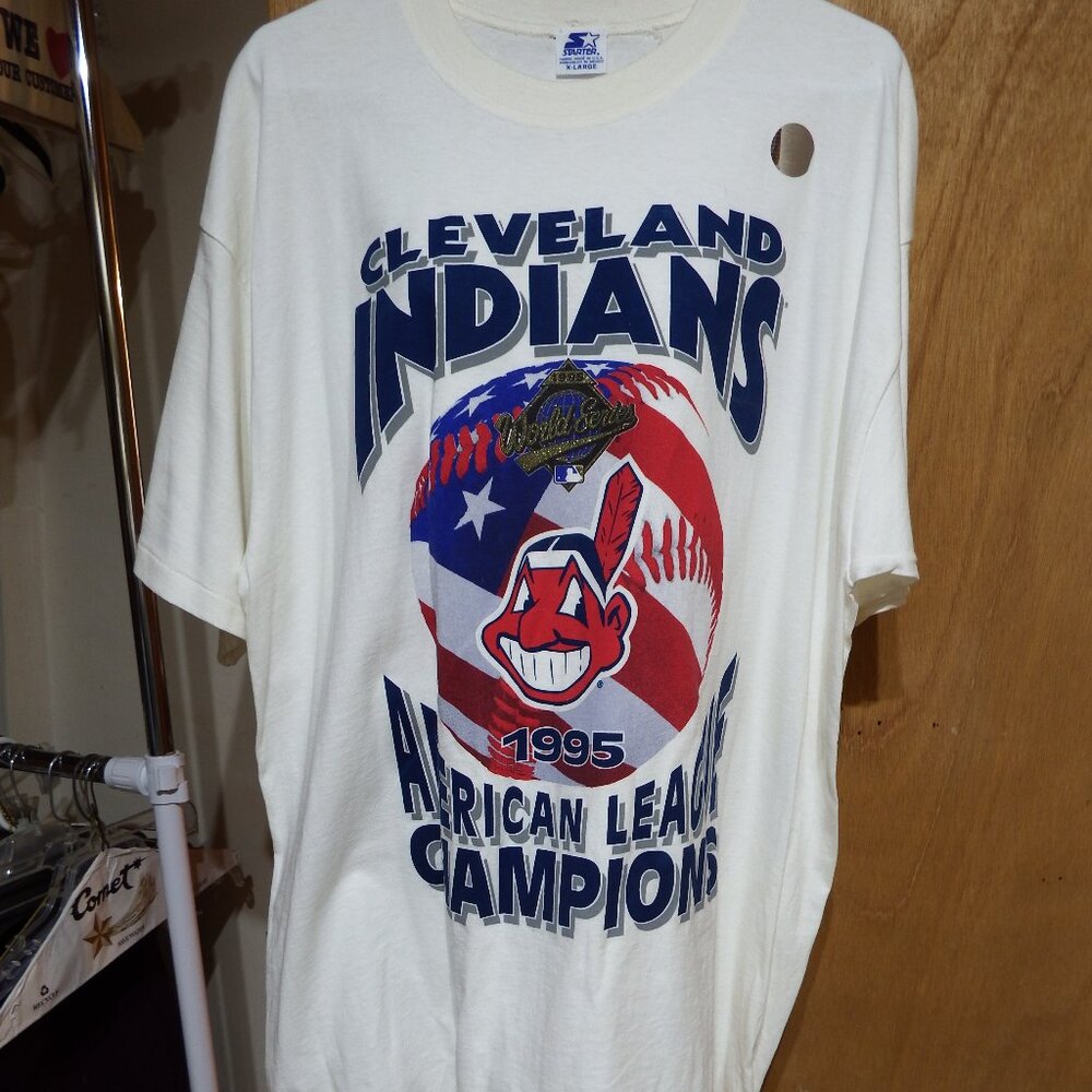 Cleveland Indians 1995 Chamions T-shirt- NEW- Size XL